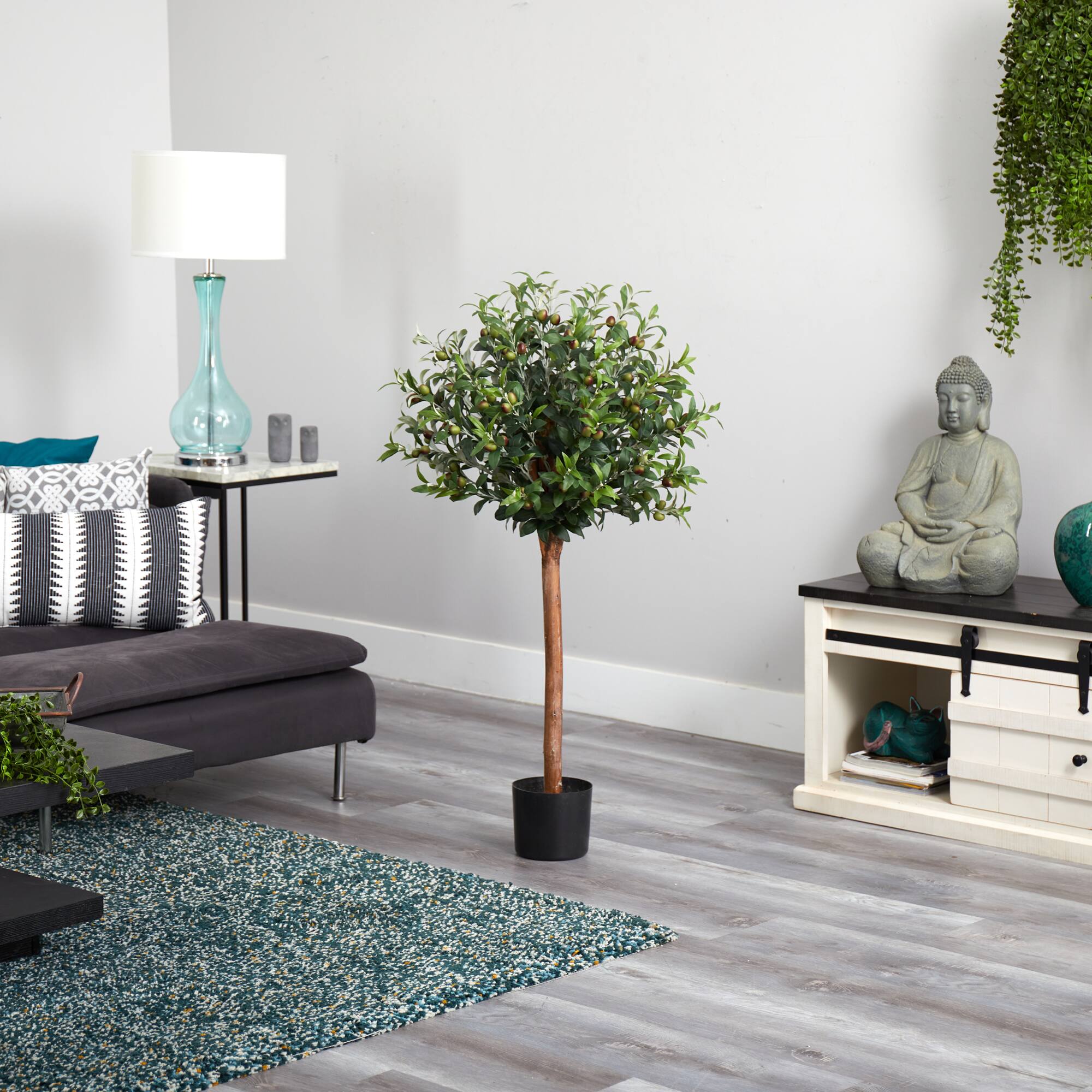 4ft. Potted Olive Topiary Tree